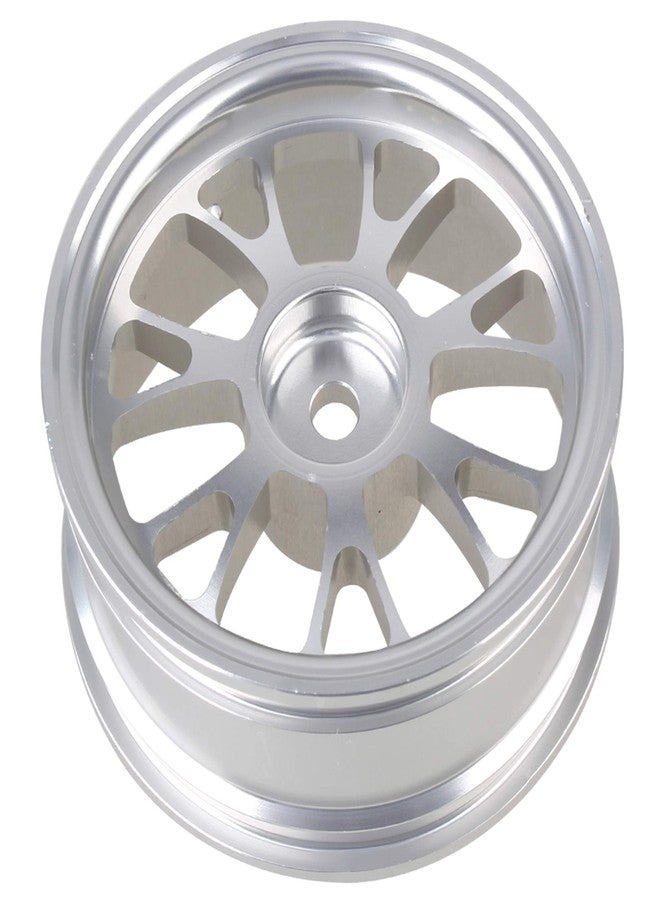 Mxfans 4PCS RC Silver Y-Shape Wheel Rim Aluminum Alloy Upgrade 52mm Diameter Wheel Rim RC 1/10 On-Road Car & Drift Car - Image 3